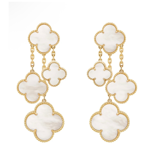 Clover Double Dangle Earrings